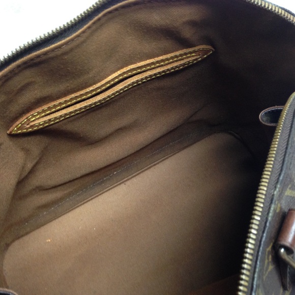 Louis Vuitton Alma Handbag w/ Dk Brown Leather Tri - Picture 14 of 15